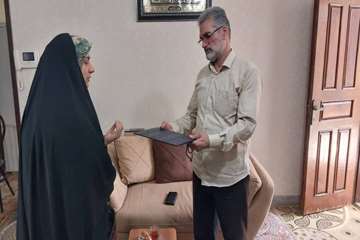 دیدار با خانواده شهید مدافع حرم سعید مسافر