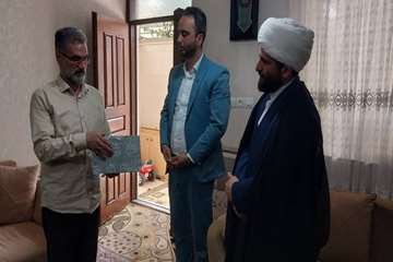 دیدار با خانواده شهید مدافع حرم سعید مسافر